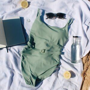 VAI Swim Lana One-Piece in Sage - XS